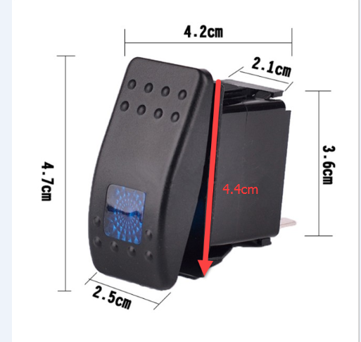 DVR Accessories , Ship type 12V /24V Switch / Panic Button for Vehicle Power modification