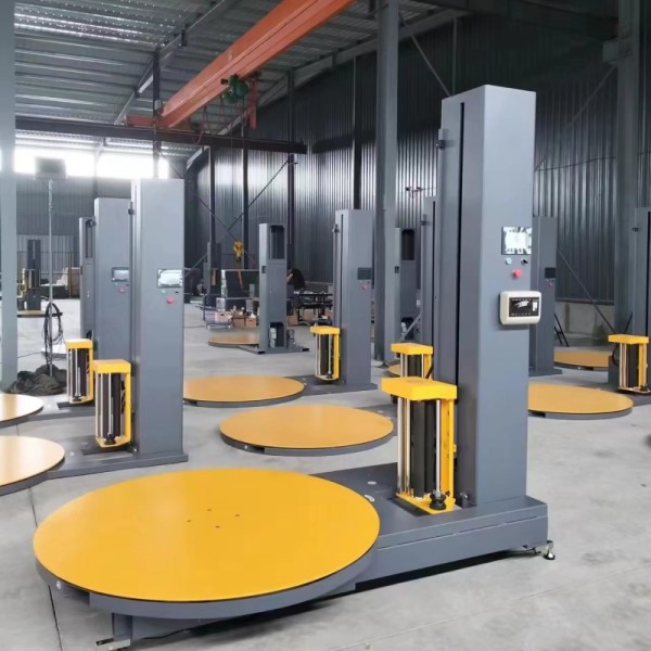 Best Quality Mobile Fully Automatic Pallet Stretch Wrapping Machine Wi
