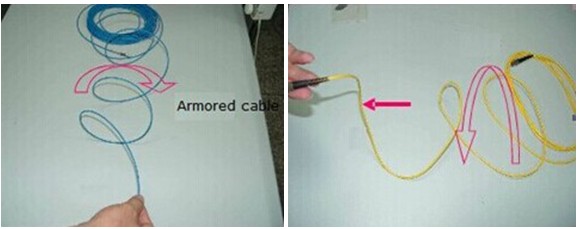 Tight - Buffered Armored Fiber Optic Cable
