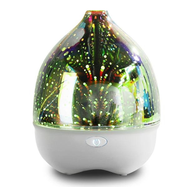 Indoor Automatic Shut Off Electric Aroma Diffuser 80ml With Colorful LED Light