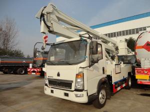 China HOWO 8-24 Meters Height Aerial Work Platform Arm Lift Bucket Truck 8 Tons Diesel Fuel Type on sale