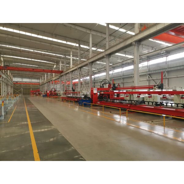 60mm Punching Diameter CNC Light Truck Flat Plate Beam Punch Machine Line 50m/Min X-Axis Speed