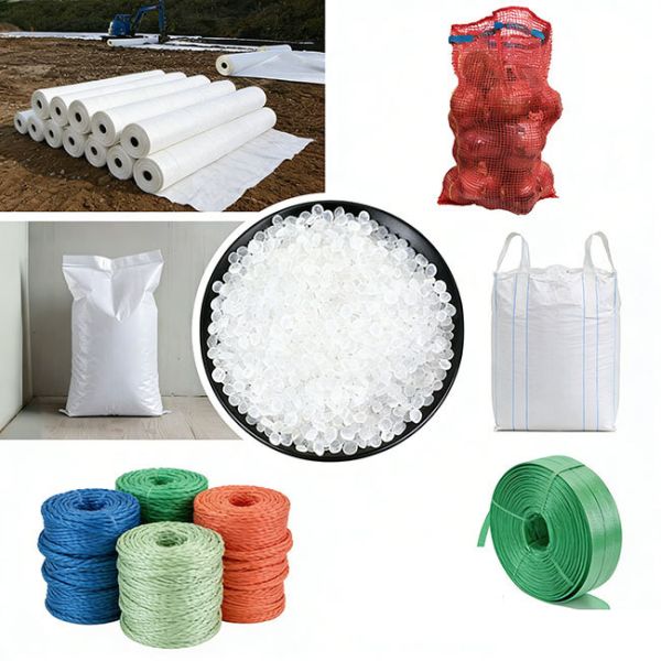 T03 Sinopec Virgin PP Raffia Granules Polypropylene Raw Material for Durable Woven Bags