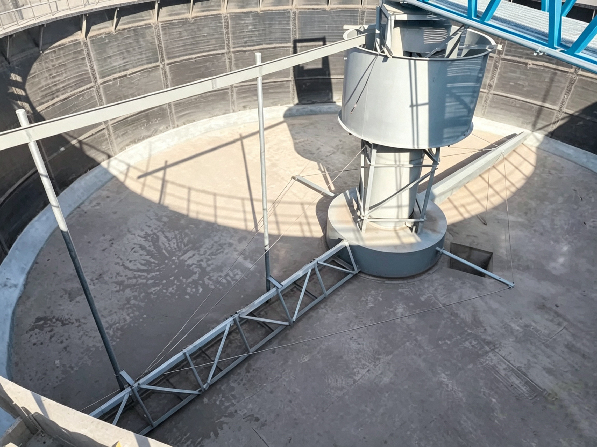 Center Drive Single & Double Pipe Sludge Suction Machine for Circular Radial Sedimentation Tanks