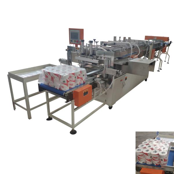 Bundle 48 Rolls Package Small Individual Toilet Roll Manufacturing Machine Toilet Paper Production Line