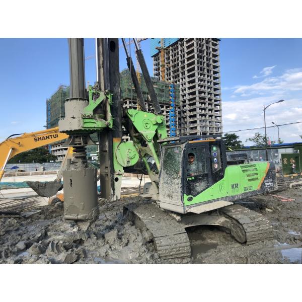 KR125A 37 m/43 m Depth Diameter 1300 mm Rotary Piling Rig Machine