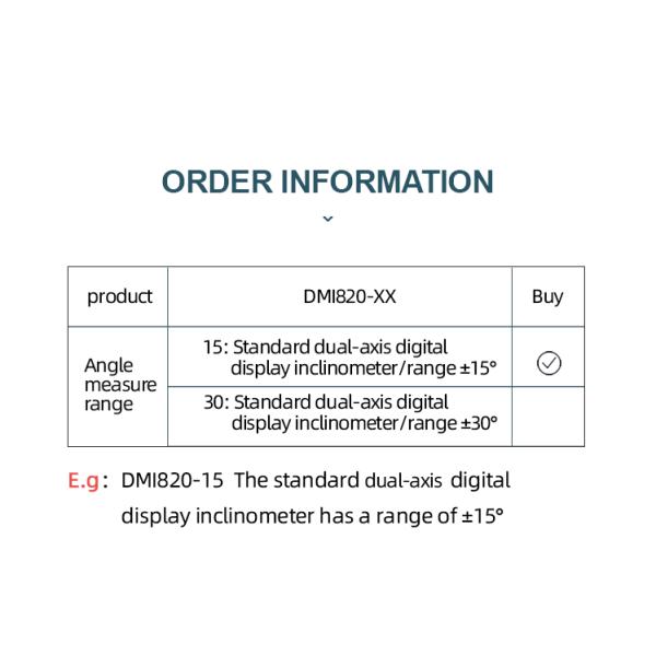 Platform Calibration Dual Axis Digital Inclinometer Industrial Angle