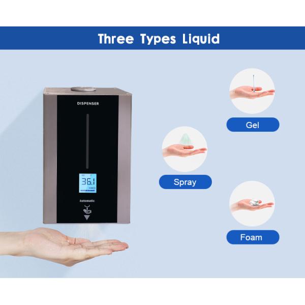 1000ML CE Digital Automatic Hand Sanitizer Dispenser Thermometer
