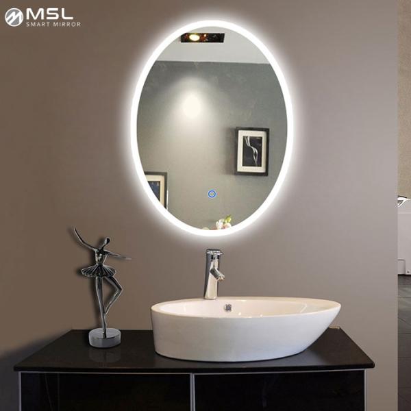 Anti Fog LED Round Bathroom Mirror 4000K LED Smart Mirror For Bathroom