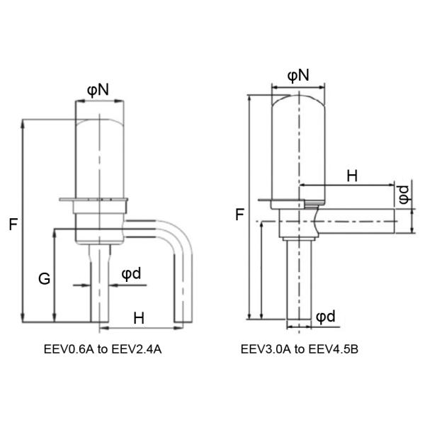 Refrigeration EEV EXV Electronic Expansion Valve For Air Conditioning Heat Pump 0