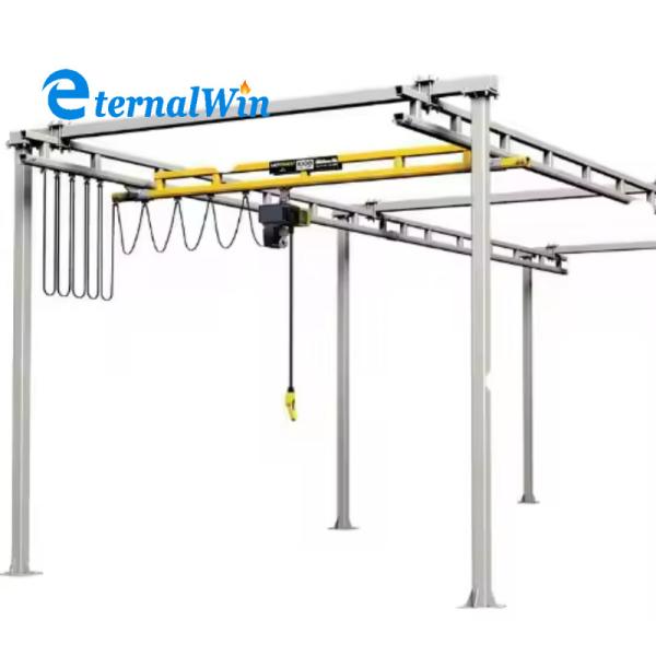 Customized Speed KBK Overhead Crane Machine Pendent Control / Remote Control With Strength Steel