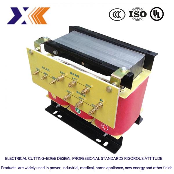 Three Phase Electric Sensor Transformer with Low and High Frequency Characteristics