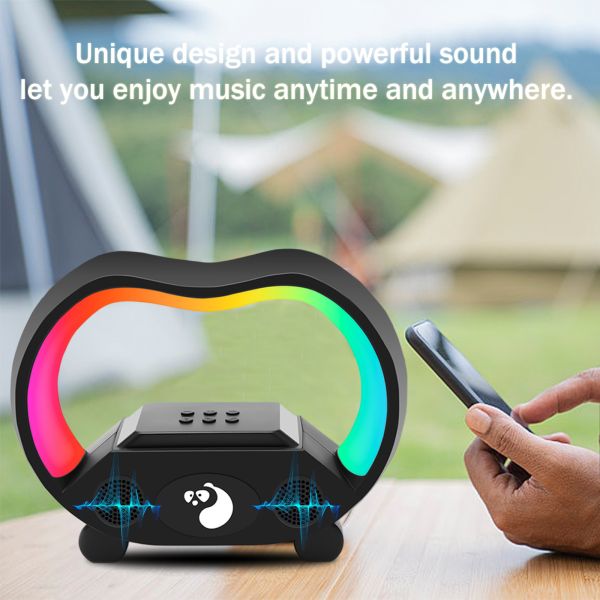 Multi Function Smart Led Light Box Outdoor Portable Wireless Party Speakers RGB Fun Colors