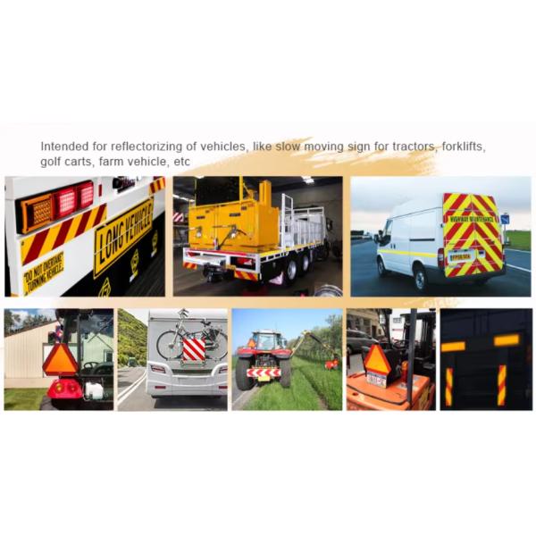 Honeycomb Pattern Printable Reflective Vinyl Sheet Sticker High Visibility Micro Prismatic Material Traffic Barricade