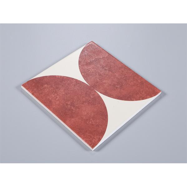 Red Beige 20x20cm Ceramic Rustic Tile for Indoor Floor Wall