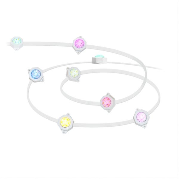 Waterproof Electric RGBIC CCT Smart Eave String Outdoor Wall Lights For Wedding