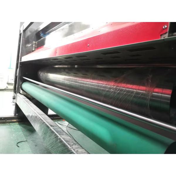 4 Color Bottom Printer Slotter Die Cutter Gluer Bundler Inline Automatic