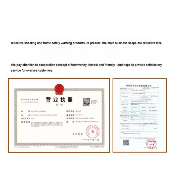 Reflective Coefficient 250 CPL Polyester Cloth Tape for Long-Lasting Reflective Bag