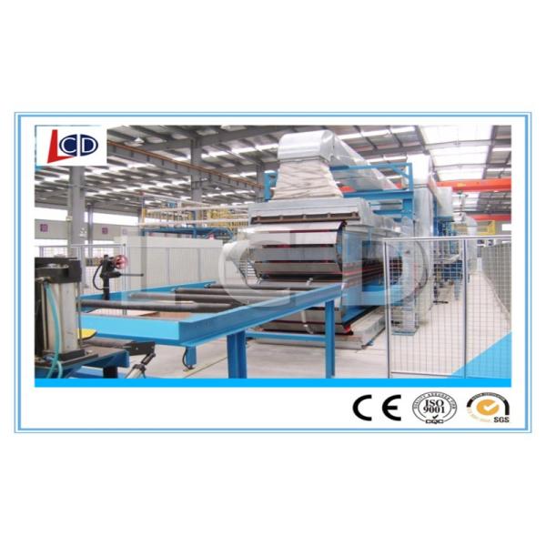 40Cr Main Shaft Sheet Roll Forming Machine , Sandwich Panel Forming Machine Optional Color