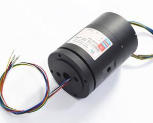China 10 MPa Air Rotary Union 2 Channel 6 Circuits 5Amp Power Integral Slip Ring on sale