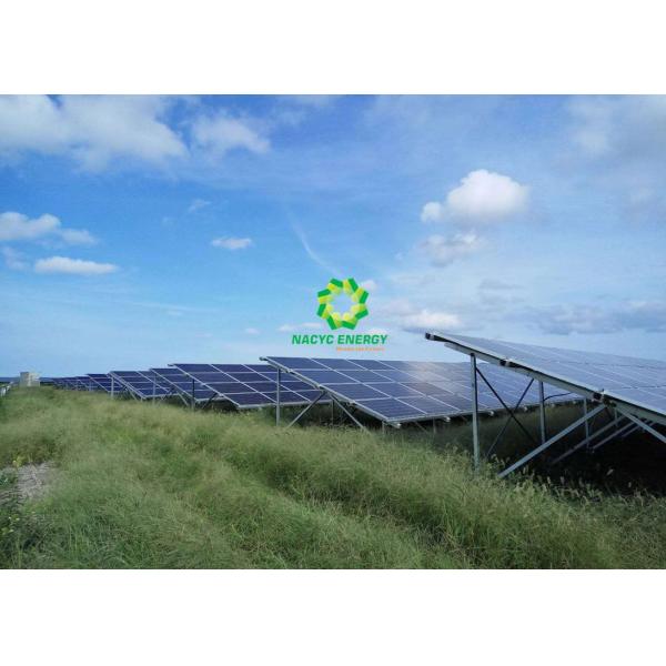 Industrial Ground Mount Solar Racking Systems , Solar PV Panel Mounting Systems