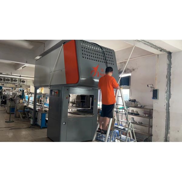 12Baskets Fast Processing Shoe Heat Setting Machine with Layered Overhead Design Saving Floor Space and Increasing Shoe Output Per Hour