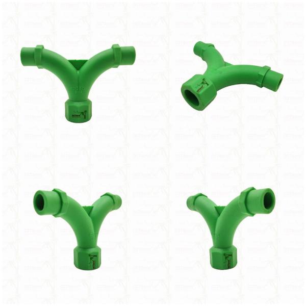 PPR Type Y Tee For Piping System S2.5 High Durability South American Model Customized