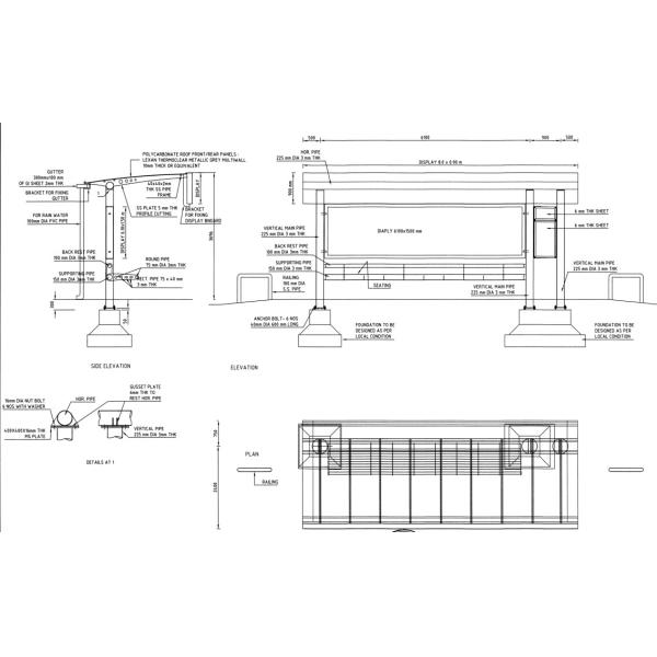 LED Bus shelter