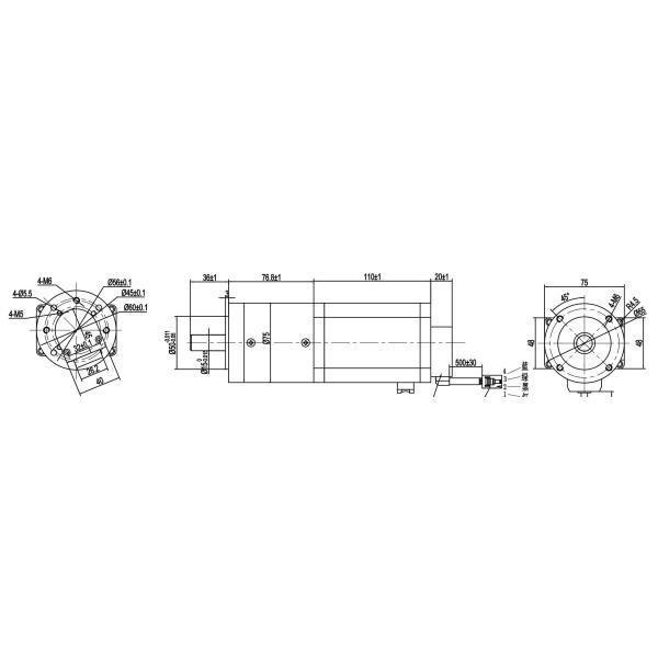 HETAI Gearbox Motor 22mm-65mm