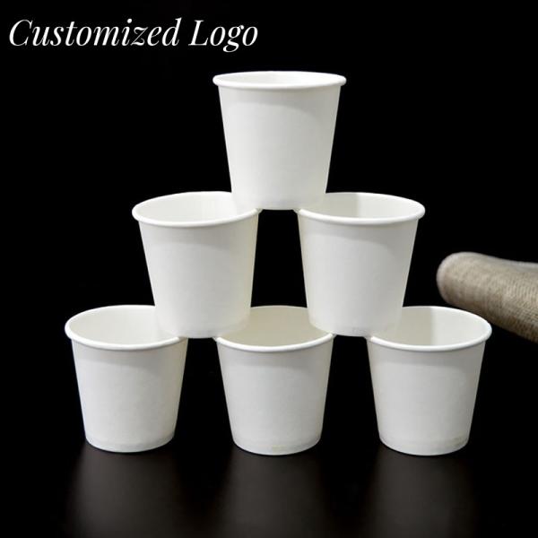 3oz-16oz Simple Style Biodegradable Drinking Paper Cup Compostable Custom Printed Cup