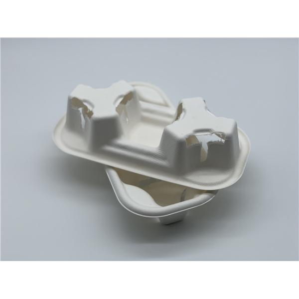Compostable 4 Cups 13.5g Paper Cup Carrier