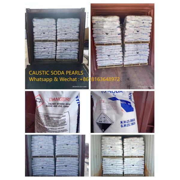 Industrial Sodium Hydroxide Solid Improve Color Brightness High Solubility