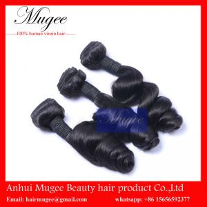 Quality virgin human hair malaysian type beautiful wavy hair,loose wave hair weaving with soft and clean for sale