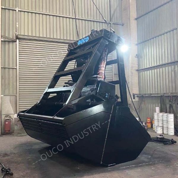 12 Cubic Meter Wireless Remote Control Grab Vessel For Ship Deck Crane
