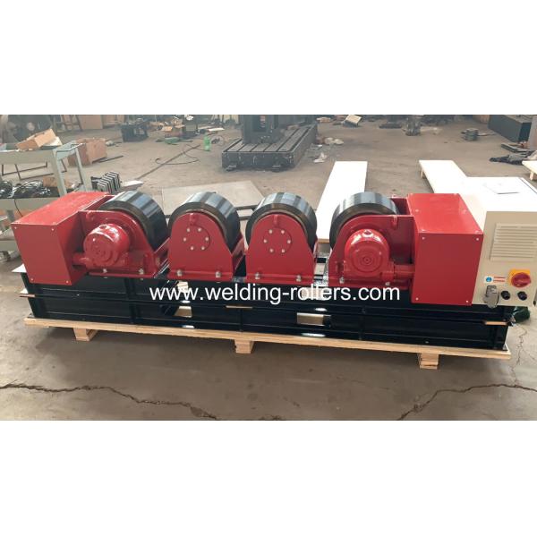 50 Ton Conventional Welding Rotator For Pipe Butt Lead Screw With PU Wheels