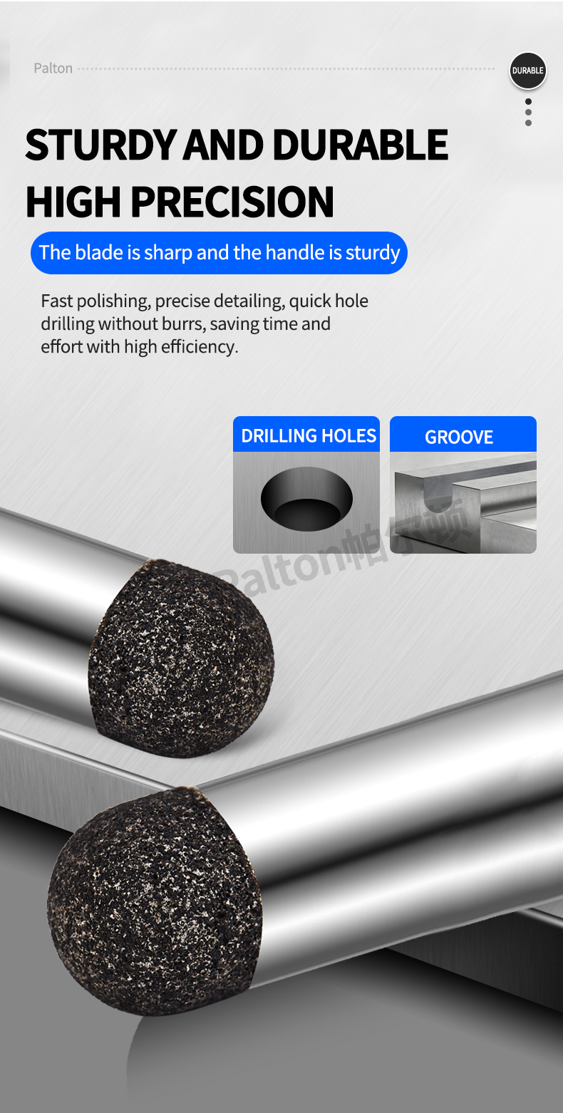 Face Milling Solid Surface CNC Router Bits Cutter Brazed Grinding Head For Aluminum