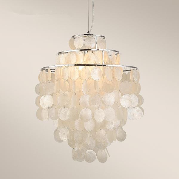 Modern Capiz shell chandelier (WH-MC-07)