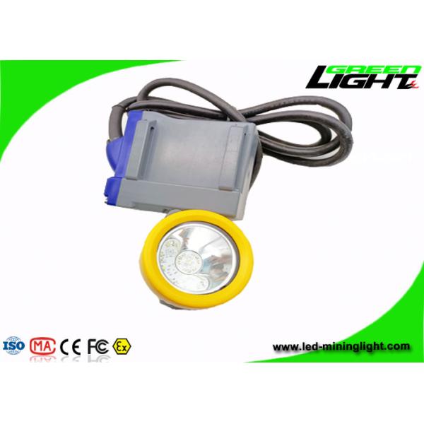 15000lux 1.67W Led Mining Headlamp 6.6Ah IP68 Explosion Resistant
