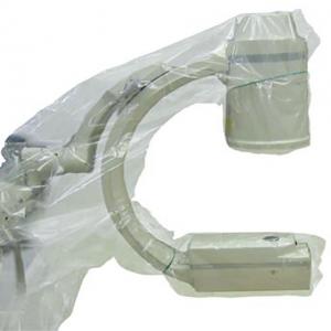 China Sterile Disposable Medical Equipment Covers PE Film C-Arm Cover Head on sale