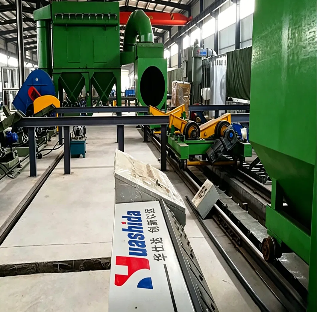 Internal Pipe Bore Shot Blasting Machine for Steel Pipe Derusting with 89 - 4200 mm Range, Automated Indexing and Rotation, and Closed-Loop Shot
