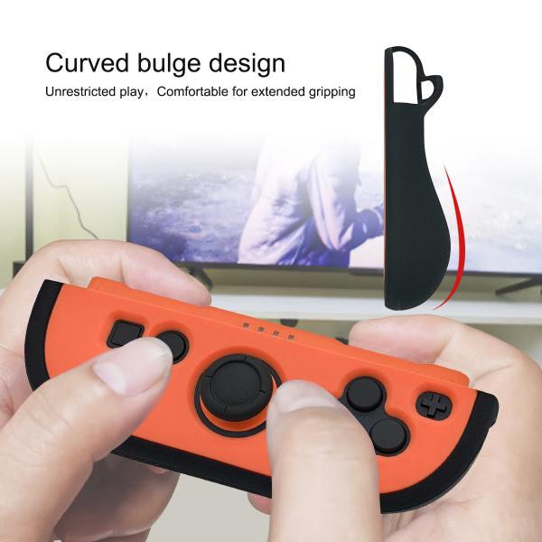 Thickened Texturing Surface Two-Tone Joycon Controller Silicone Handle Case for Nintendo Switch 2