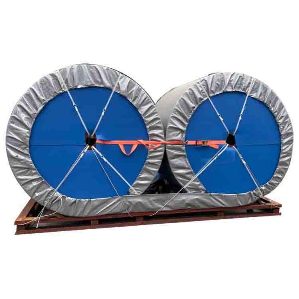 Polyester Nylon NN Rubber Conveyor Belts 7 Layers Black 8.0mm