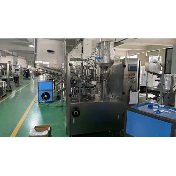 Full Automatic Cosmetics Hand Cream Toothpaste Shampoo Gel Ointment Pharmaceutical Food Plastic Aluminum Soft Tube Laminated Filling and Sealing