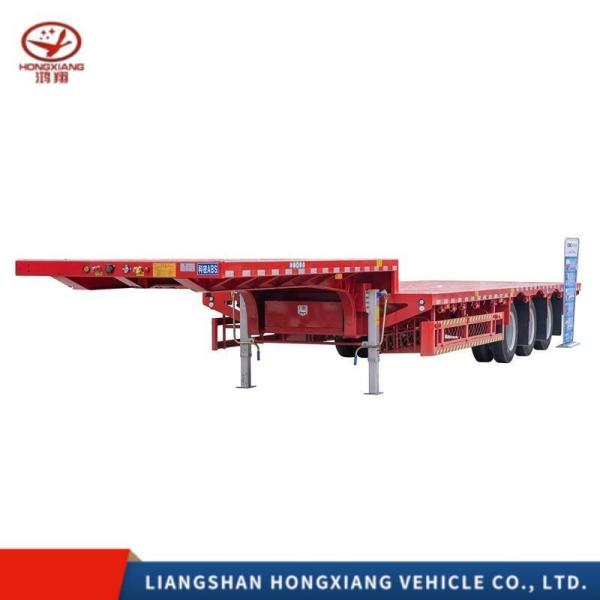 Multi-link Type Medium Duty Flatbed Semi Trailer for Tractor Head Multi-functional