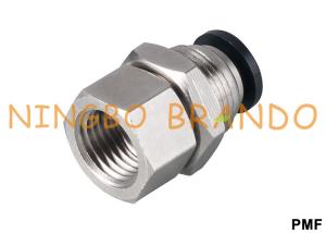 Quality PMF Series Straight Pneumatic Tube Fittings Quick Connecting for sale