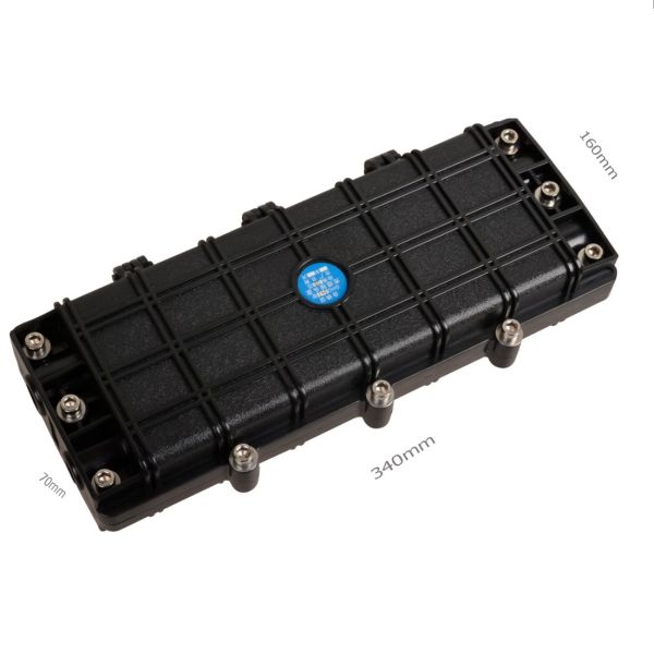 Inline Type FTTB FTTC 2 In 2 Out Optical Fibre Cable Joint Closure 96 Core
