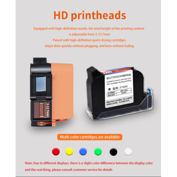 New T1 Mini Portable Handheld Inkjet Printer Date Printer Touch Screen logo Coding Machine Small Printer for Bottle Caps and Box