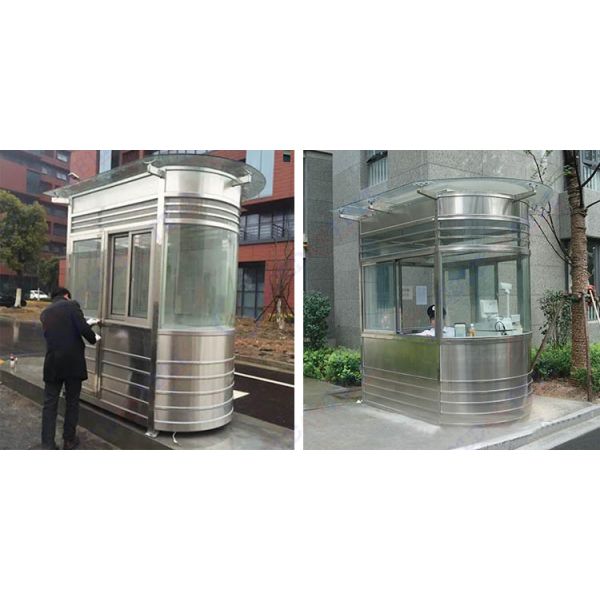 150 X 150 X 250cm Security Guard House Painted With Inner Table