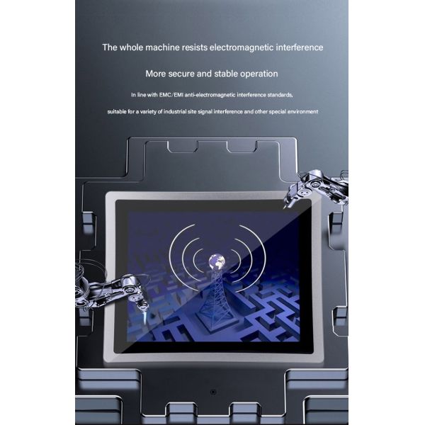 10.1inch Industrial All in One Computers with Embedded Capacitance Touch Screen Computer Fanless J4125 Industrial Panel Pc