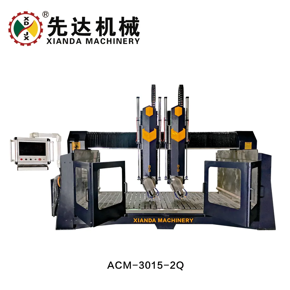 Four Column Medium Block Cutting Machine for Cutting Thick Granite Marble Slabs Curbstone